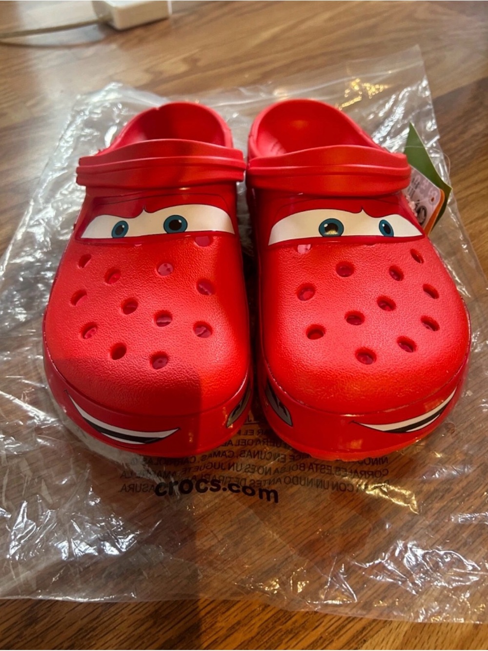 Crocs Size 11M Lightning McQueen Crocs-Style Clogs